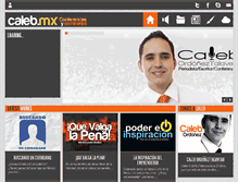 Tablet Screenshot of caleb.mx